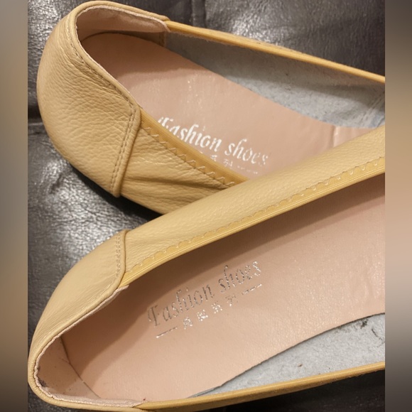 Ballet flats Doll shoes | Semi Light brown and Light Yellow | Size 41 | $18 - Picture 7 of 7